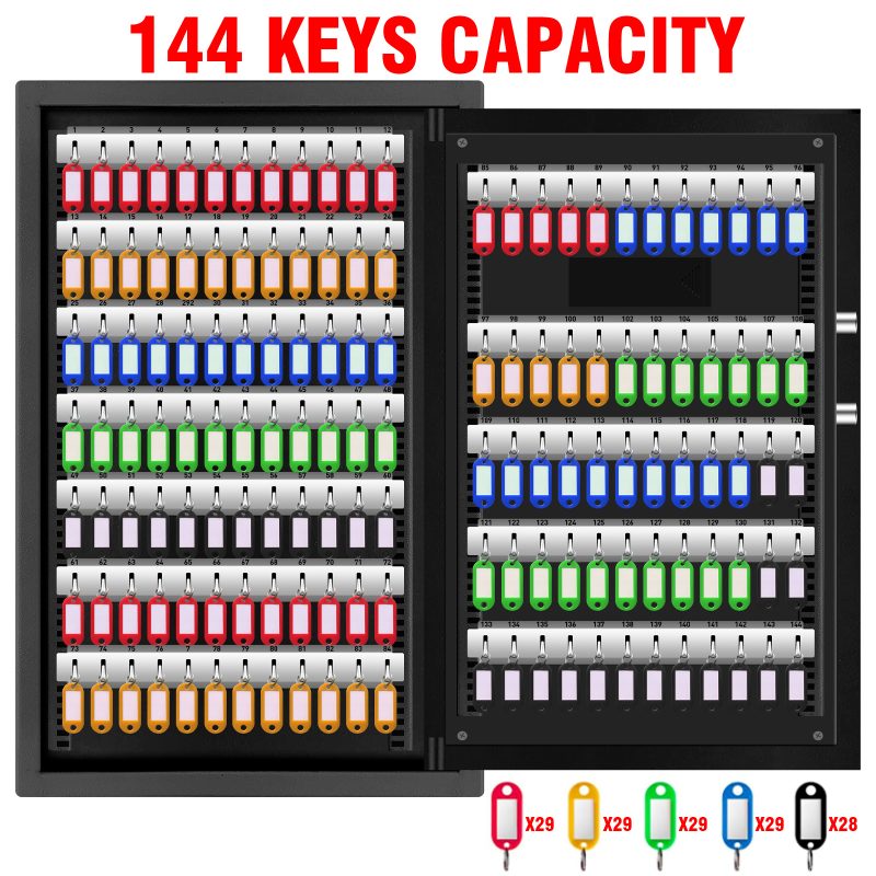 RETLLAS 1.3 Cu.ft. Fireproof Safe: Secure Drop Box, Key & Digital Keypad Lock, Wall Mountable for Home Security & Key Organization - Image 9